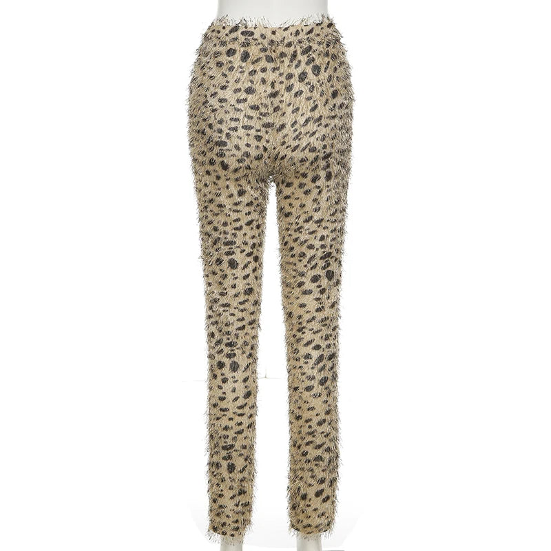 Leopard High Waist Pants