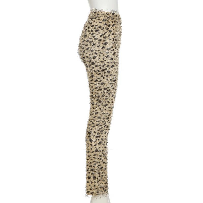 Leopard High Waist Pants