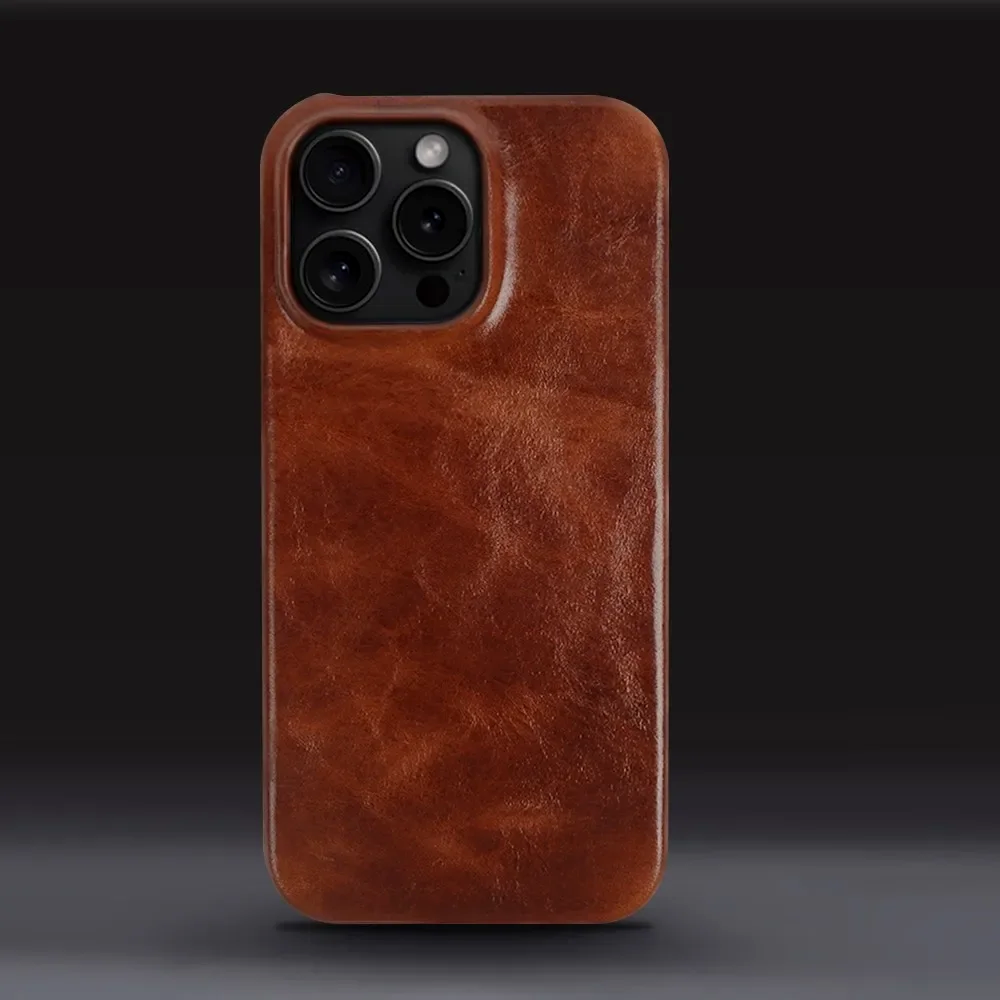 Genuine Leather iPhone Case